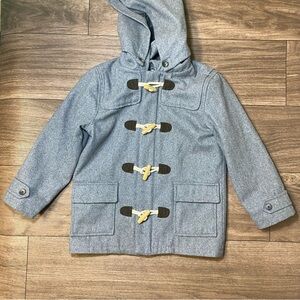 JANIE & JACK Toggle Winter wool pea coat Jacket Heather Grey girls 6